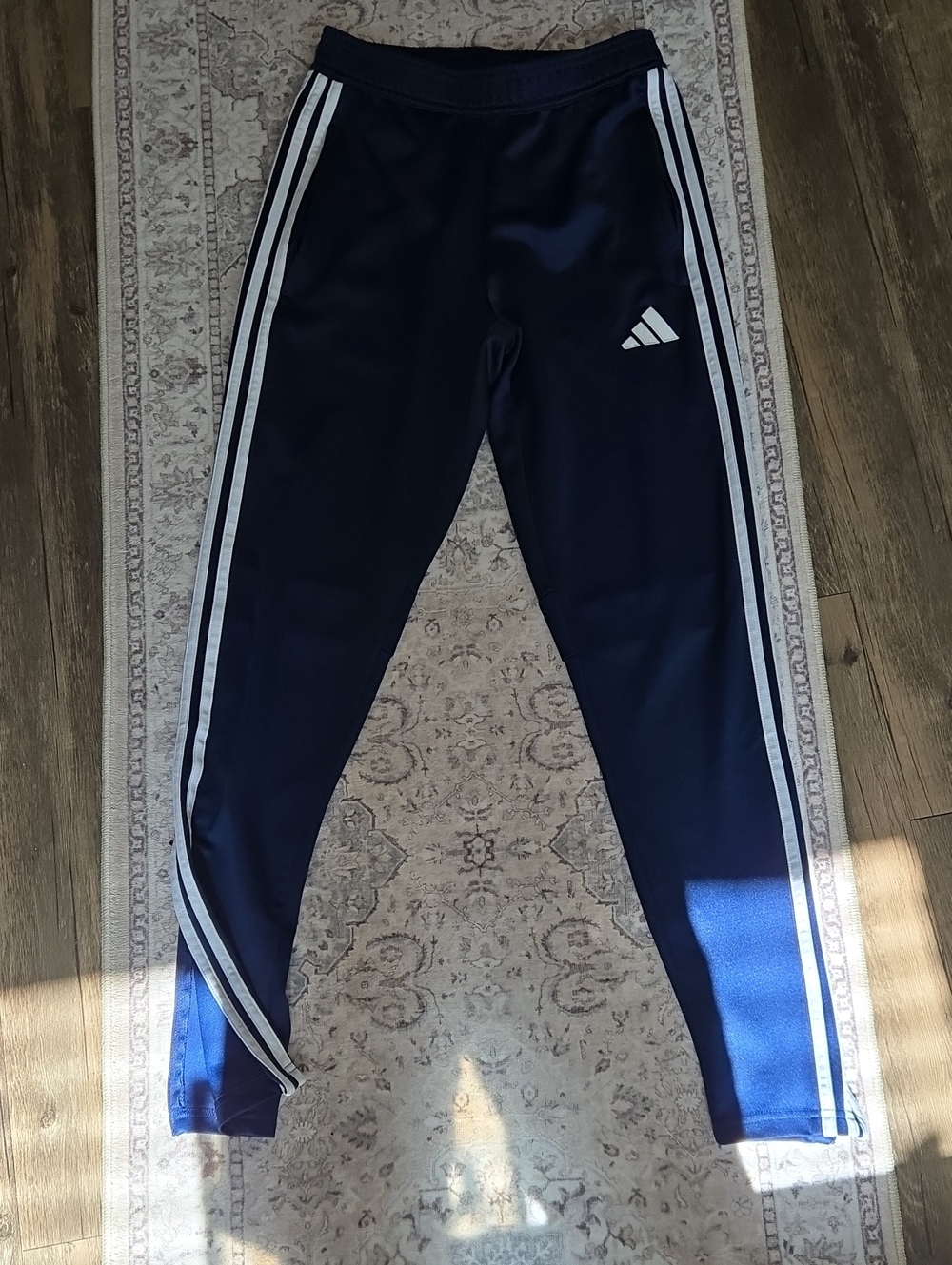 adidas Climacool Navy Men's Track Pants/joggers Small Slim Fit